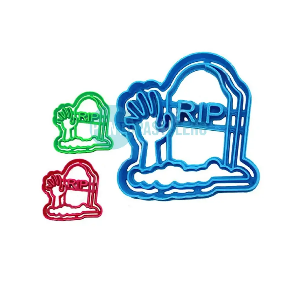 CORTANTE MARCADOR PLASTICO 3D LAPIDA HALLOWEEN