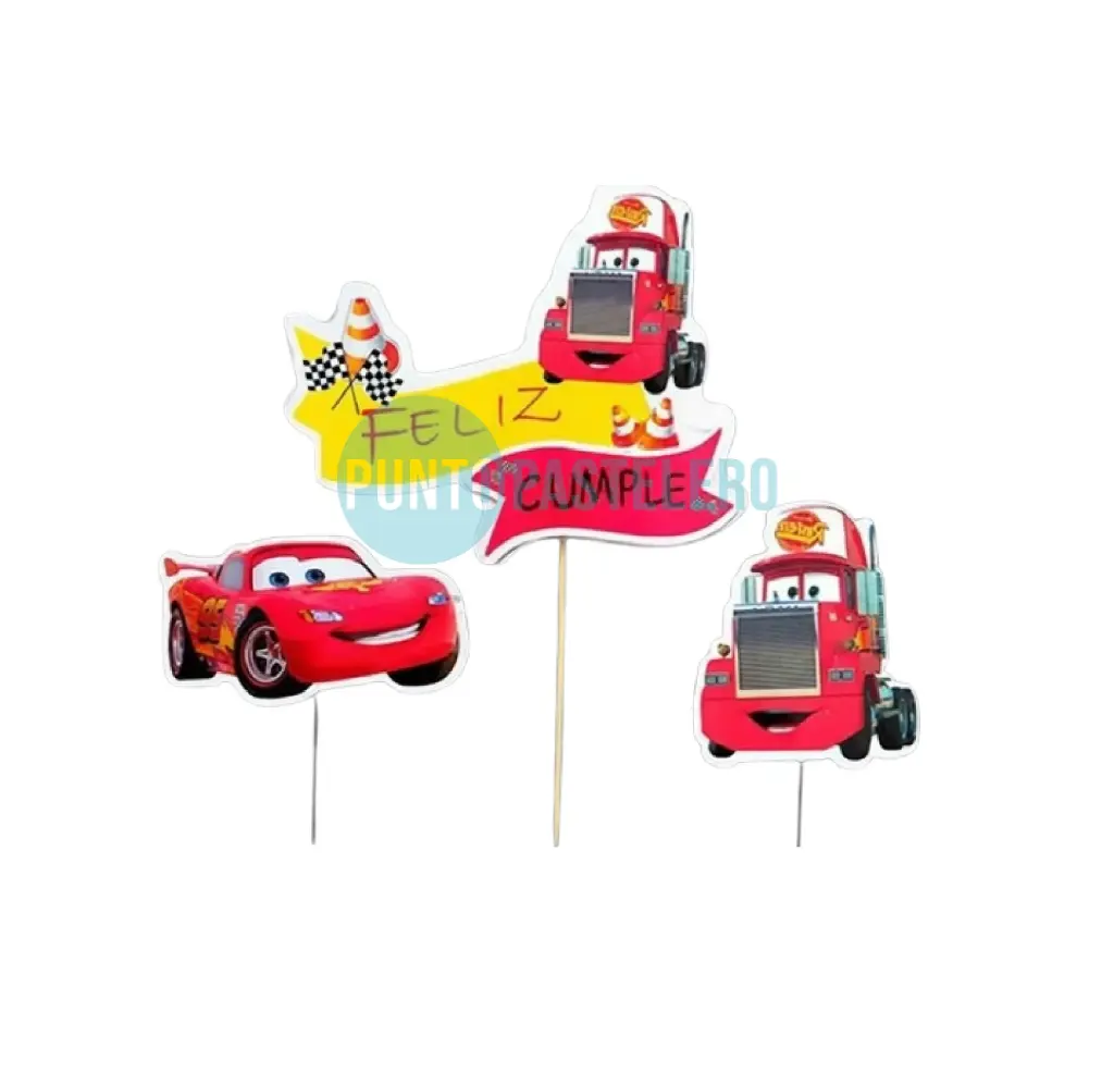 ADORNO SET 3D CARS