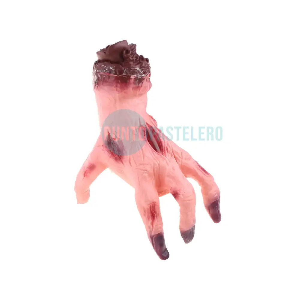 MANO DE TERROR CON MOVIMIENTO Y SONIDO 17 CM
