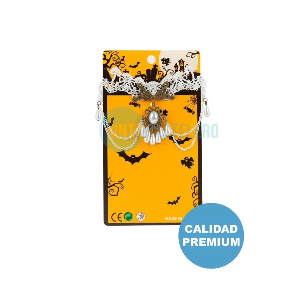 [1234567879109] COLLAR GARGANTILLA ANTIGUO CON PERLAS