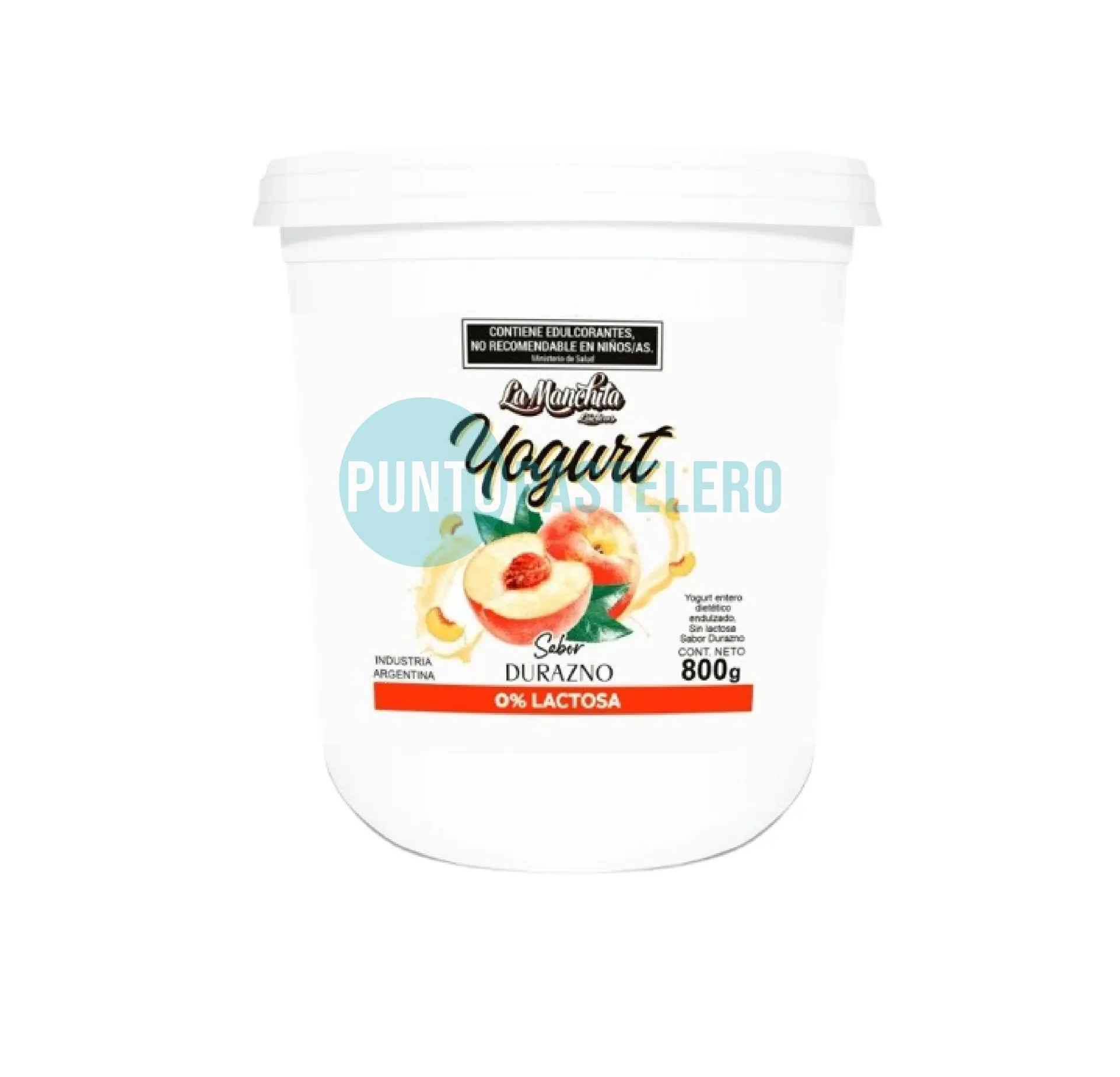 YOGURT DURAZNO LA MANCHITA (X 830 GR.) (SIN LACTOSA)