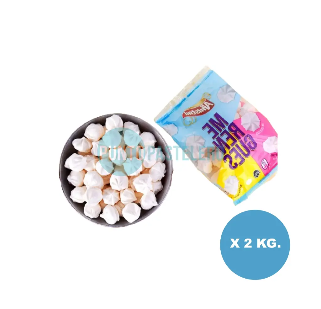 MERENGUES CONFITEROS TAPAS LA AMISTAD (X 2 KG.) 