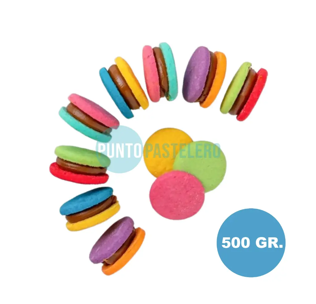 TAPITAS DE ALFAJOR COLOR PEPAY (X 500 GR.)