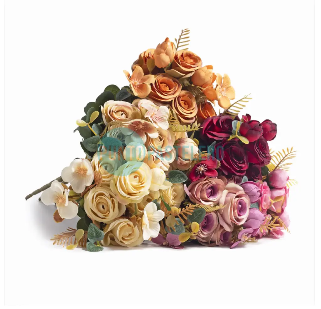 [8126L] RAMO DE ROSAS VINTAGE ADELE (LILA)