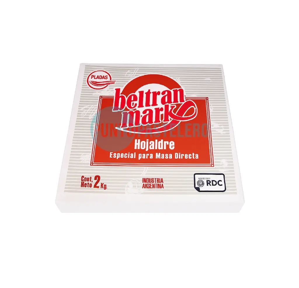 MARGARINA PARA HOJALDRE BELTRAN MARK (PLACA) (X 2 KG.)