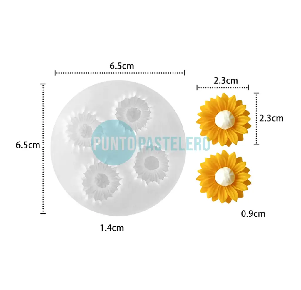 [8619084927190] MOLDE SILICONA 4 MARGARITAS (6T5) [C4]