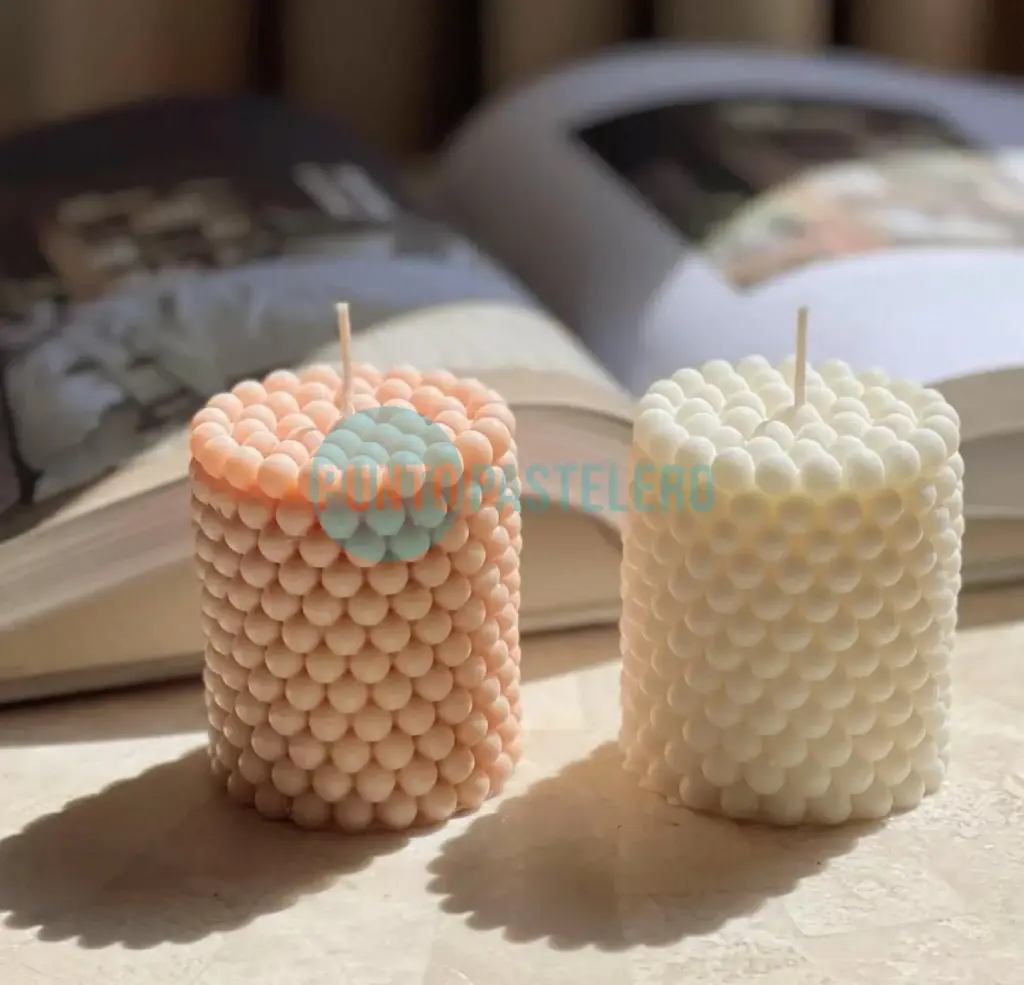 [8619084927060] MOLDE SILICONA TUBO BURBUJA (6G5) (PARA VELA) [B8]