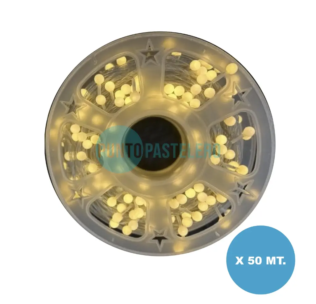 [6992202500072] LUCES CALIDAS BOLITA 1.3 MM (240 LED) (X 50 MT.) 