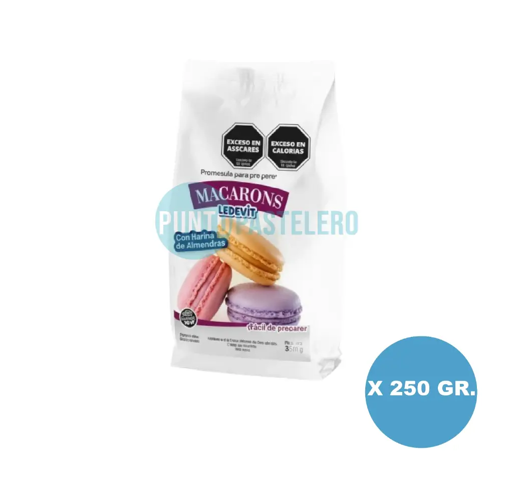 PREMEZCLA PARA MACARONS LEDEVIT (X 250 GR.)