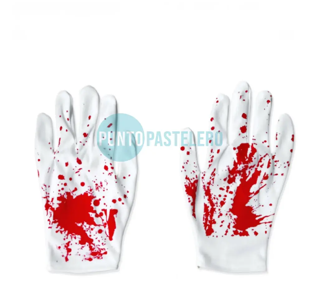 [000000058070] GUANTE BLANCO CON SANGRE (PAR)