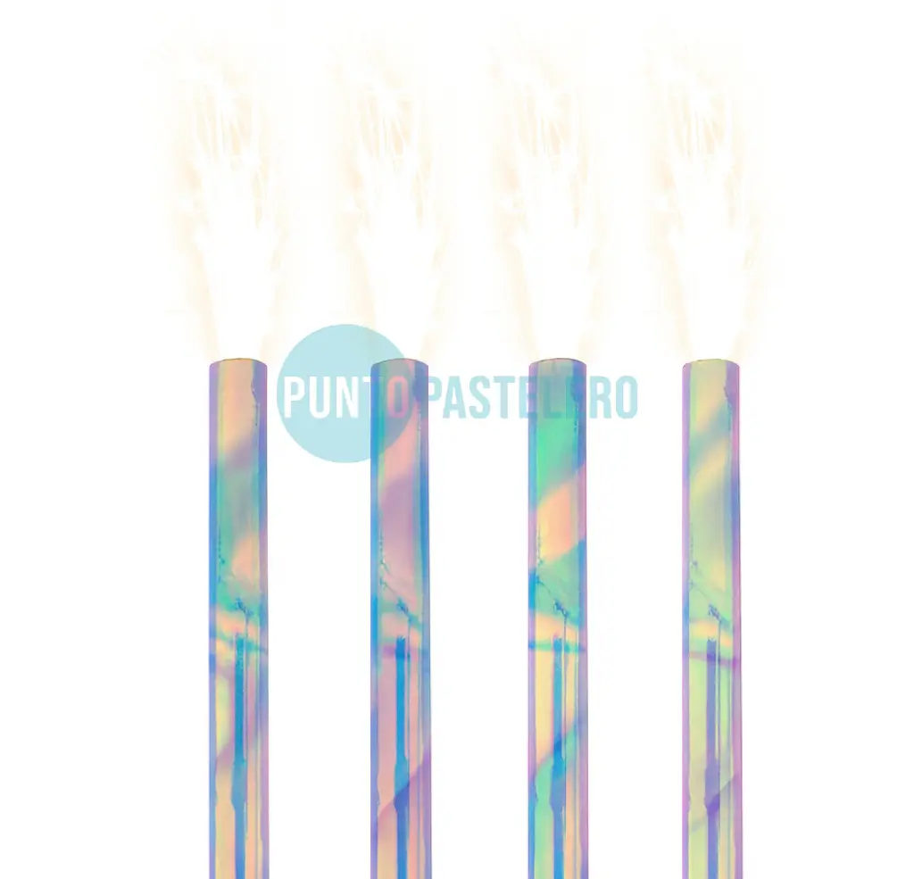 [57541] BENGALA PREMIUM TORNASOLADA BLANCA