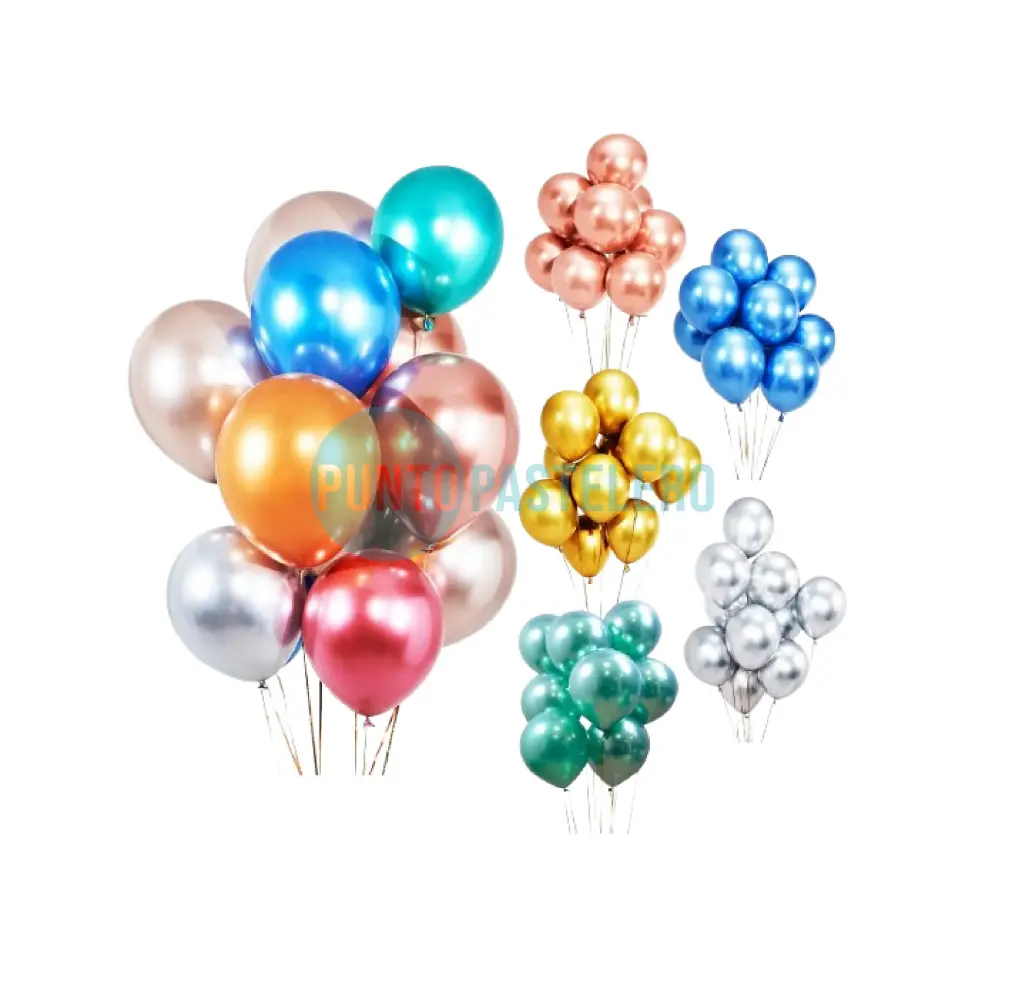 [779819415030] PACK GLOBO GLOBOX PERLADO 12" MULTICOLOR (X 50 U.)