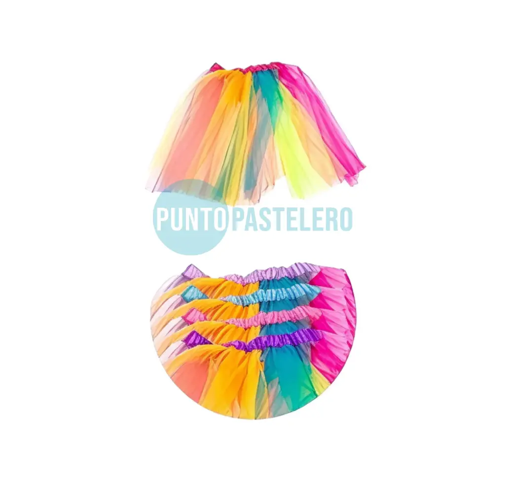 [8034107006339] TUTU MULTICLOR 3 CAPAS (30 CM)