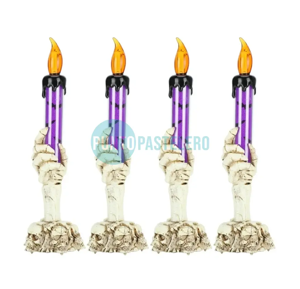 [6947945697022] VELA CANDELABRO LUZ CON MANO