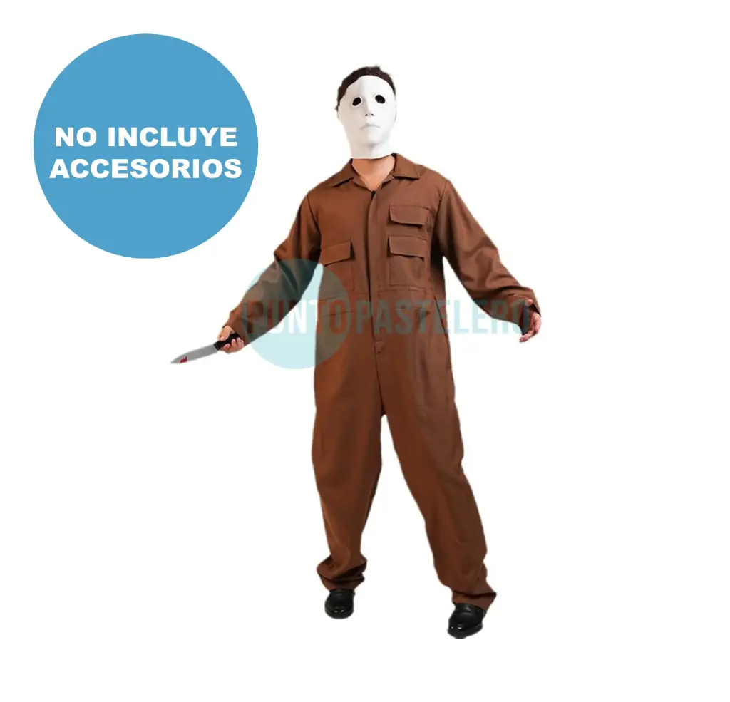 DISFRAZ HALLOWEEN MAMELUCO ADULTO MARRON CLARO ECHYZOS