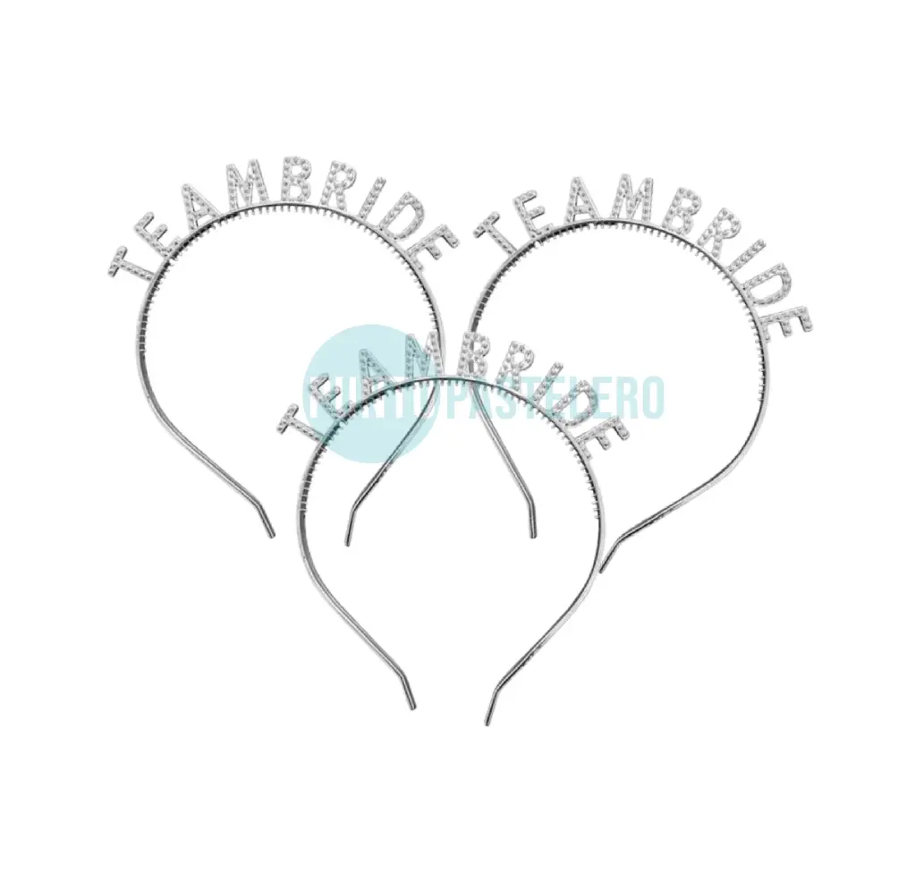 VINCHA TEAM BRIDE PLATA