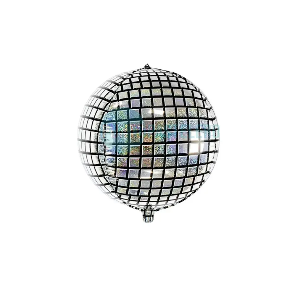 GLOBO METALIZADO BOLA DE ESPEJOS 50 CM 4D [X15]
