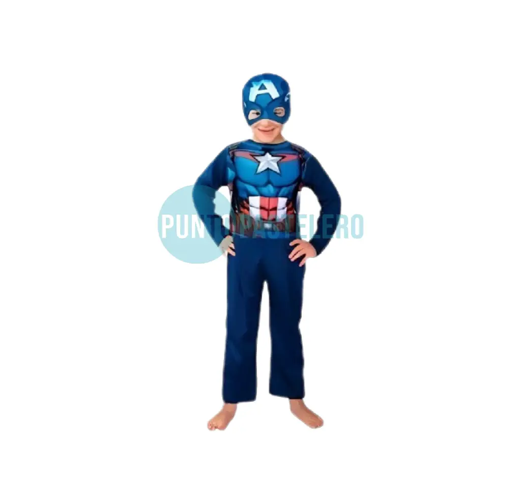 SET DISFRAZ ECO CAPITAN AMERICA