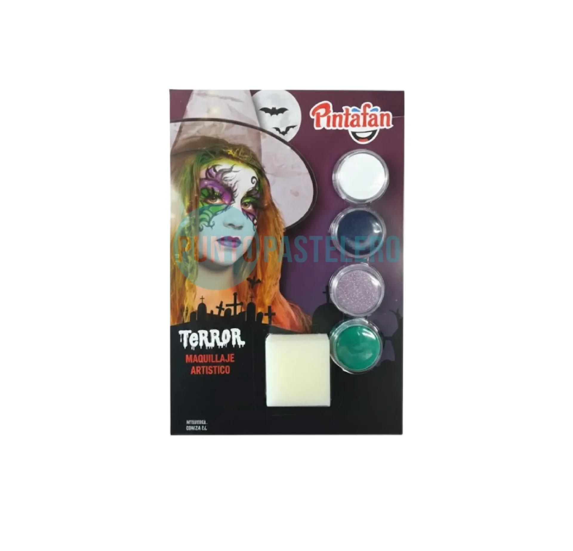 KIT MAQUILLAJE ACUARELABLE MAMASH (ROJO - NEGRO - BLANCO)