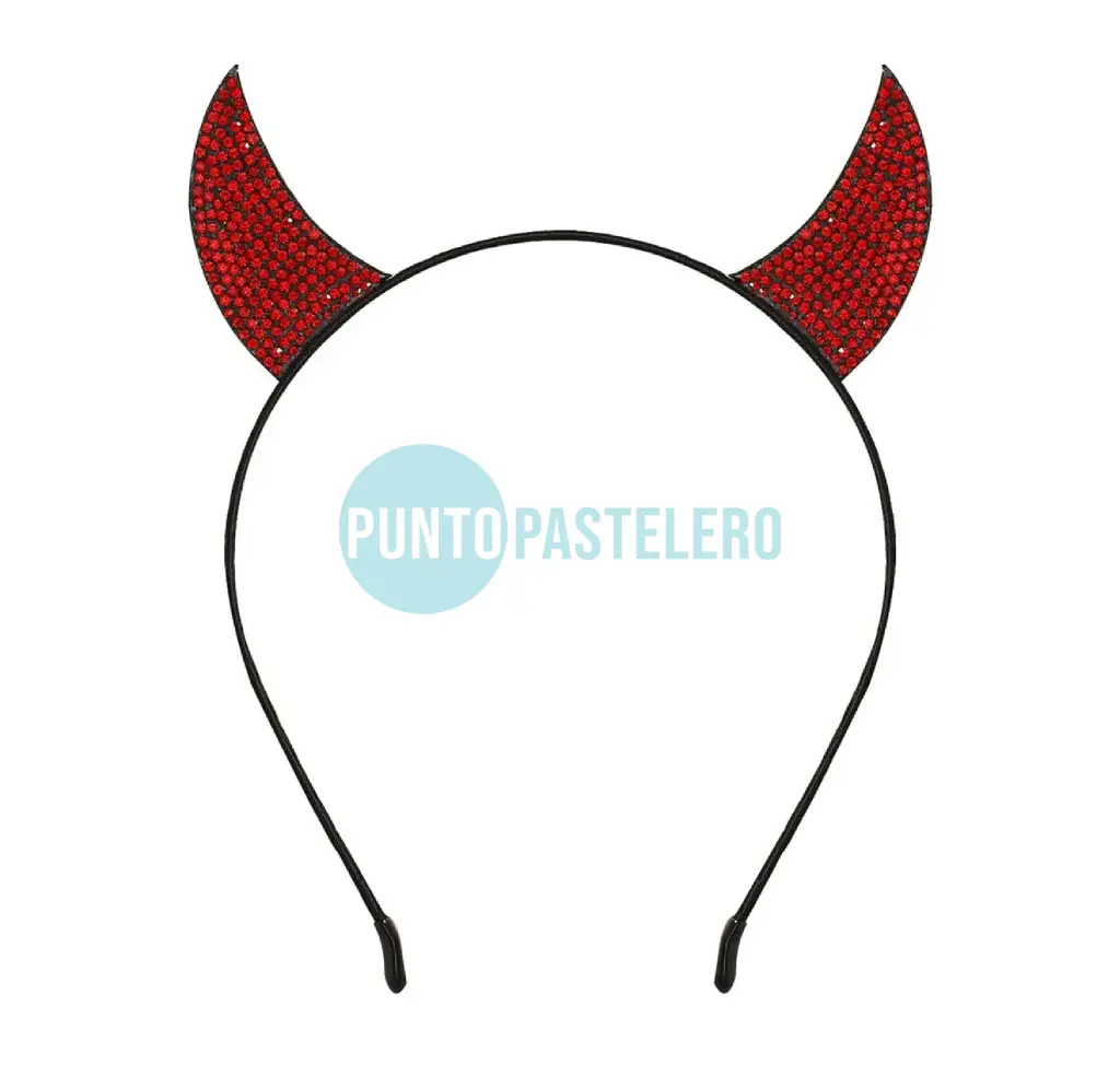 [0025699] VINCHA DIABLITO CON STRASS 