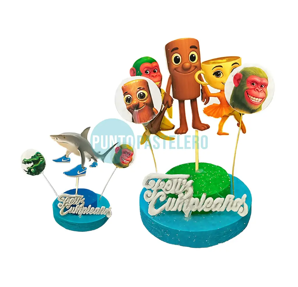 [000000056840] ADORNO CON BRILLO FELIZ CUMPLEAÑOS BRAINROT