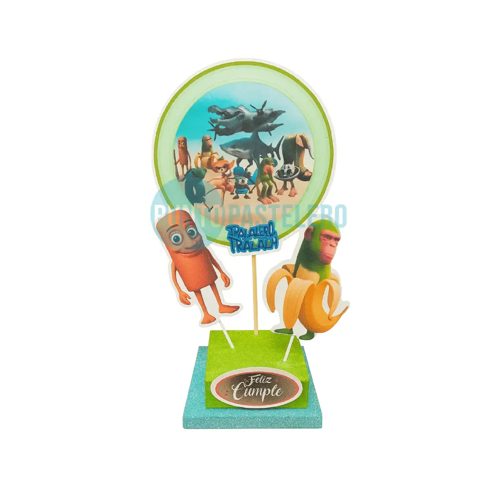 ADORNO TORTA BASE GIBREADA BRAINROT