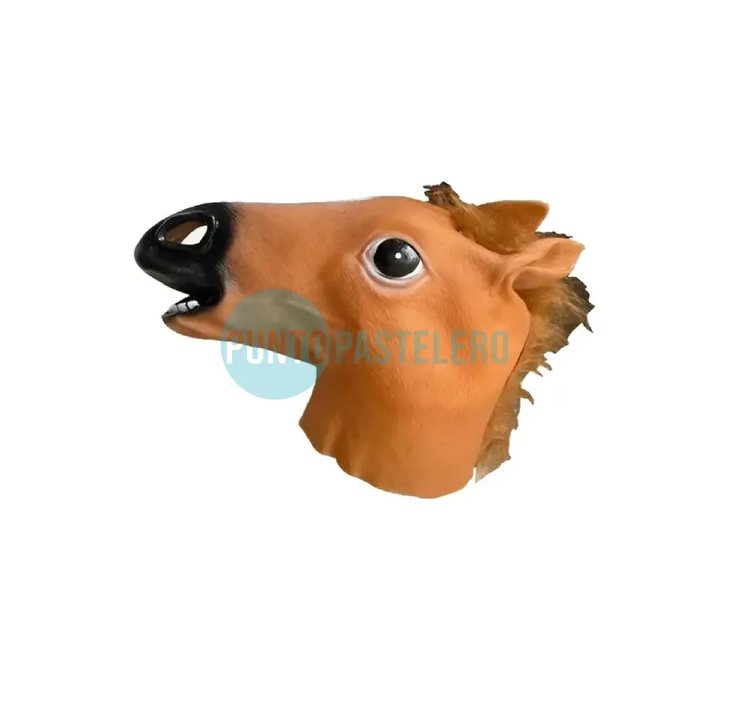 CARETA MASCARA DE LATEX CABALLO COMPLETA