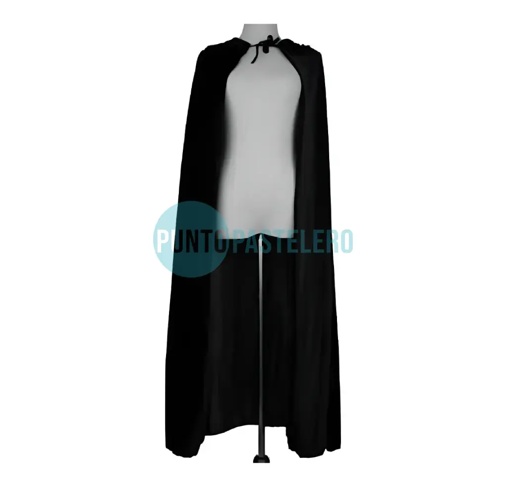 [000000046589] CAPA ADULTO NEGRA SIN CUELLO  CROSTI