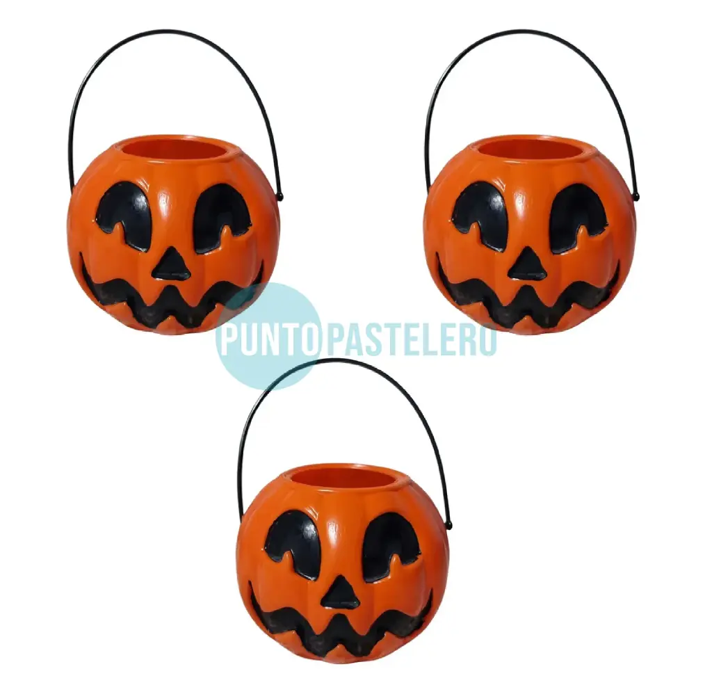 [49731X] CARAMELERA CALABAZA NARANJA MEDIANA (11 CM)