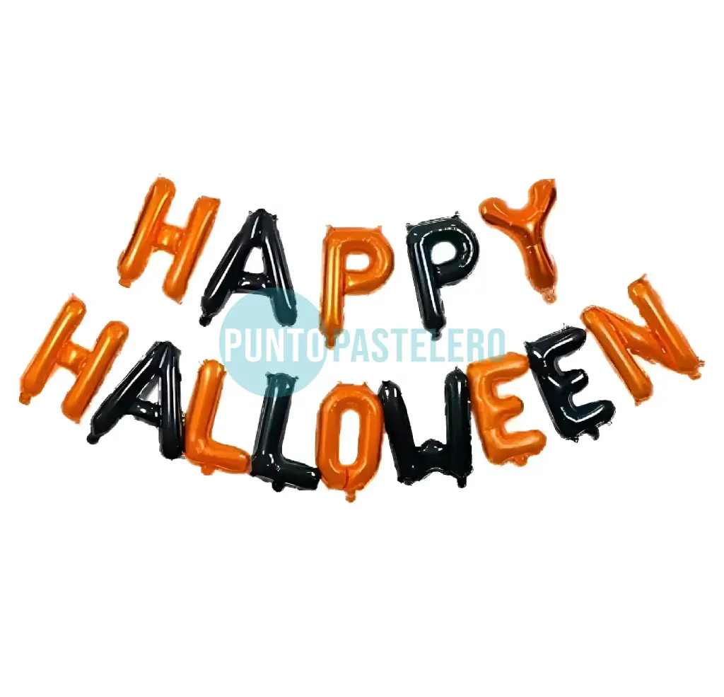 KIT GLOBO HAPPY HALLOWEEN (14 PIEZAS)