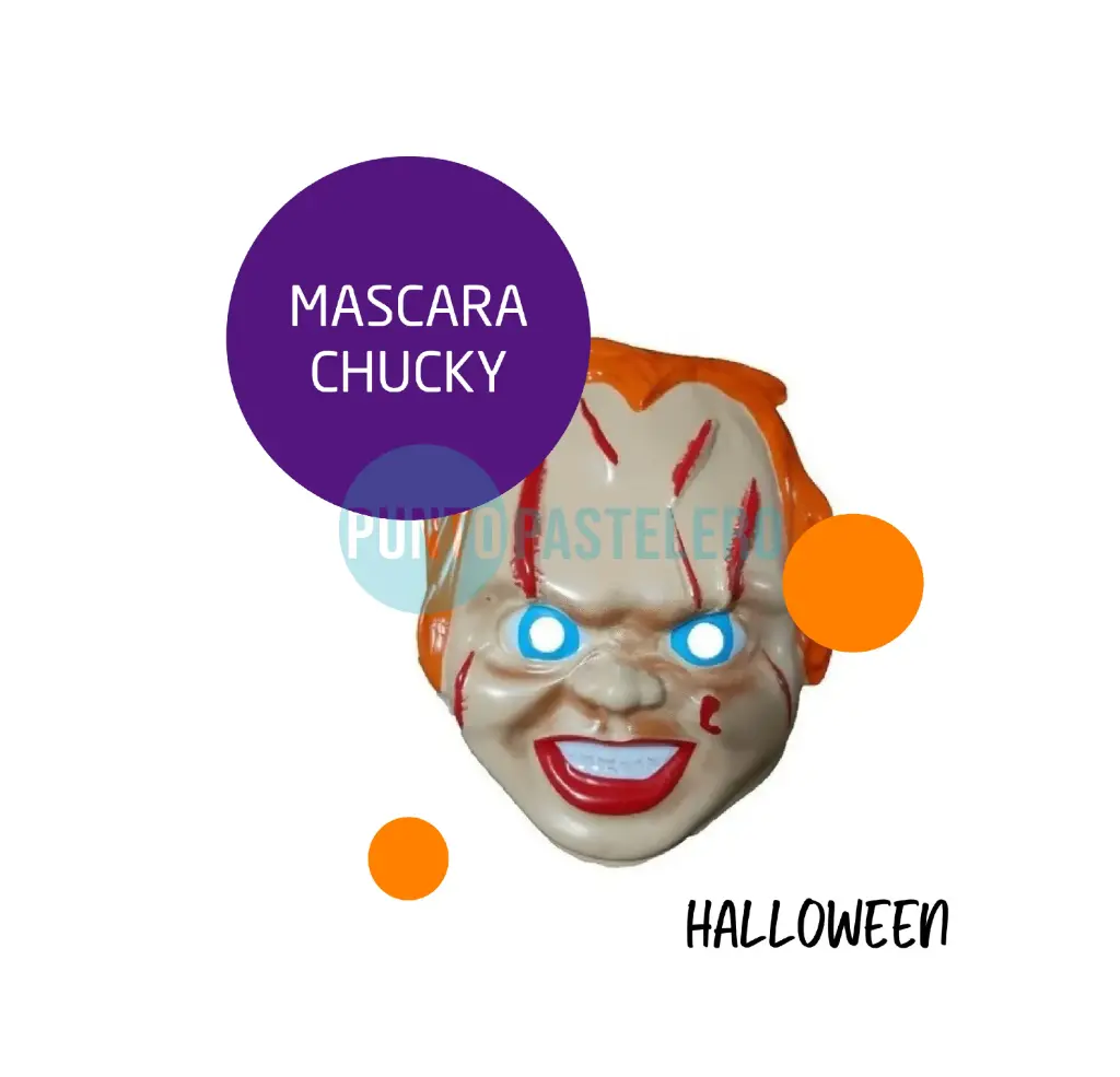 CARETA PLASTICO CHUCKY (X 6 U.)