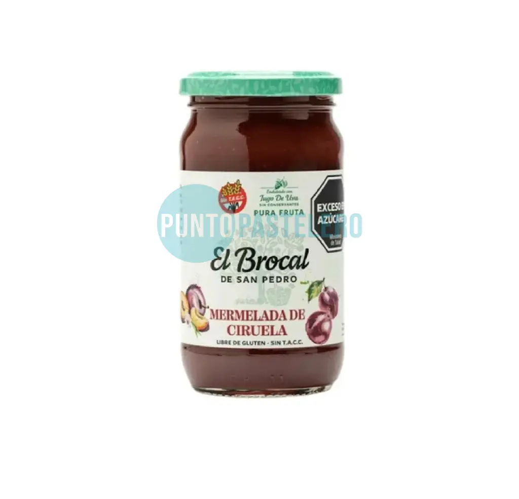 [7798088960349]  MERMELADA CIRUELAS EL BROCAL X 400 GR. (SIN TACC)