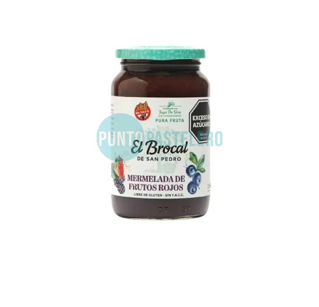 [7798088960370] MERMELADA FRUTOS ROJOS EL BROCAL X 400 GR. (SIN TACC)