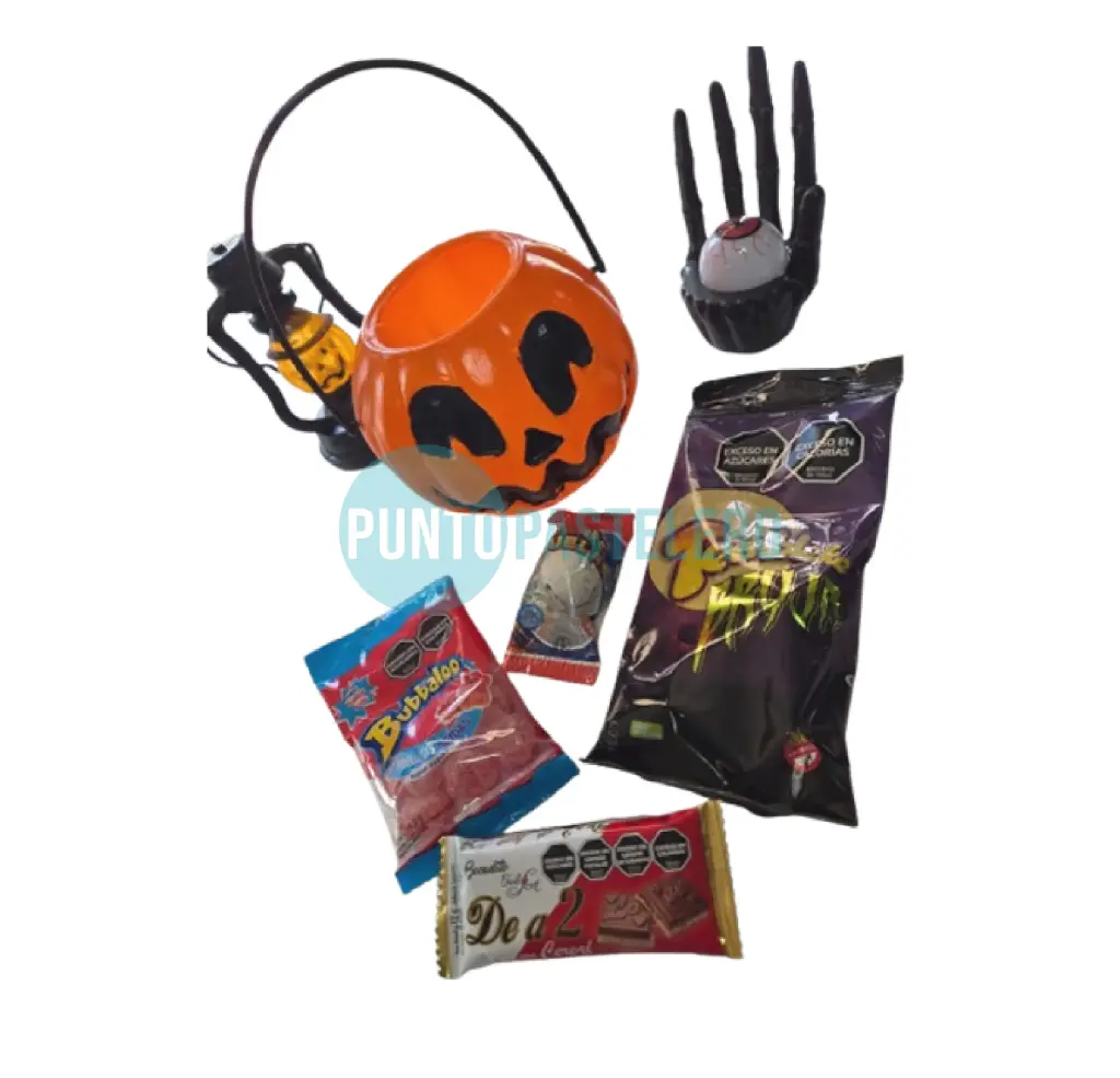 CALABAZA CON GOLOSINAS