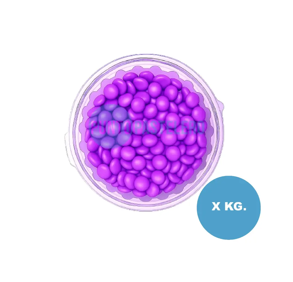 LENTEJAS DE CHOCOLATE CHOOK VIOLETA (X 500 GR.) 