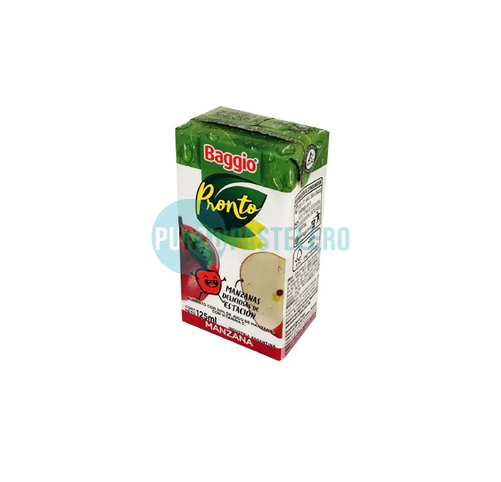 BAGGIO JUGO MANZANA (X 125 ML.)