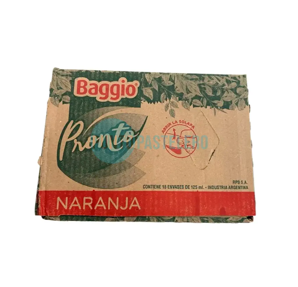 BAGGIO JUGO NARANJA (X 125 ML.) (X 18 U.)
