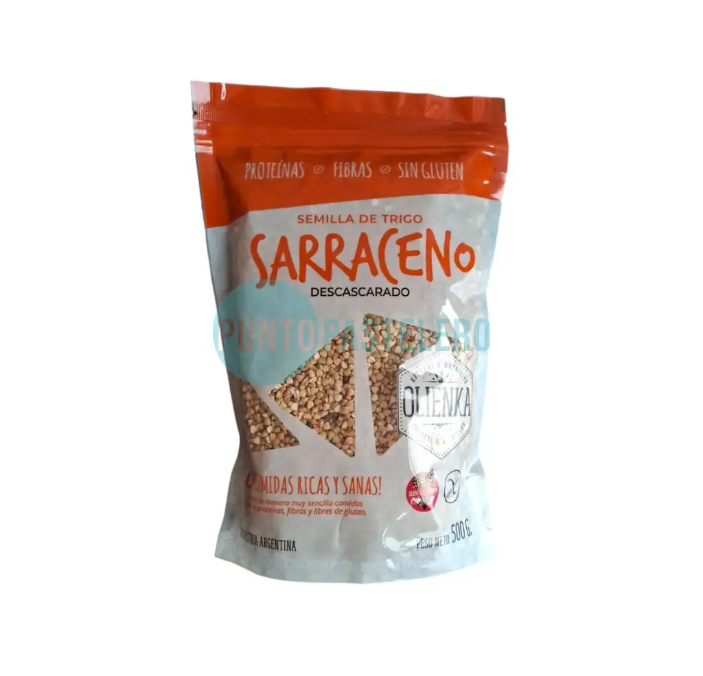 [7798289620127] SEMILLAS DE TRIGO SARRACENO DESCASCARADO OLIENKA (X 500 GR.) (SIN TACC)