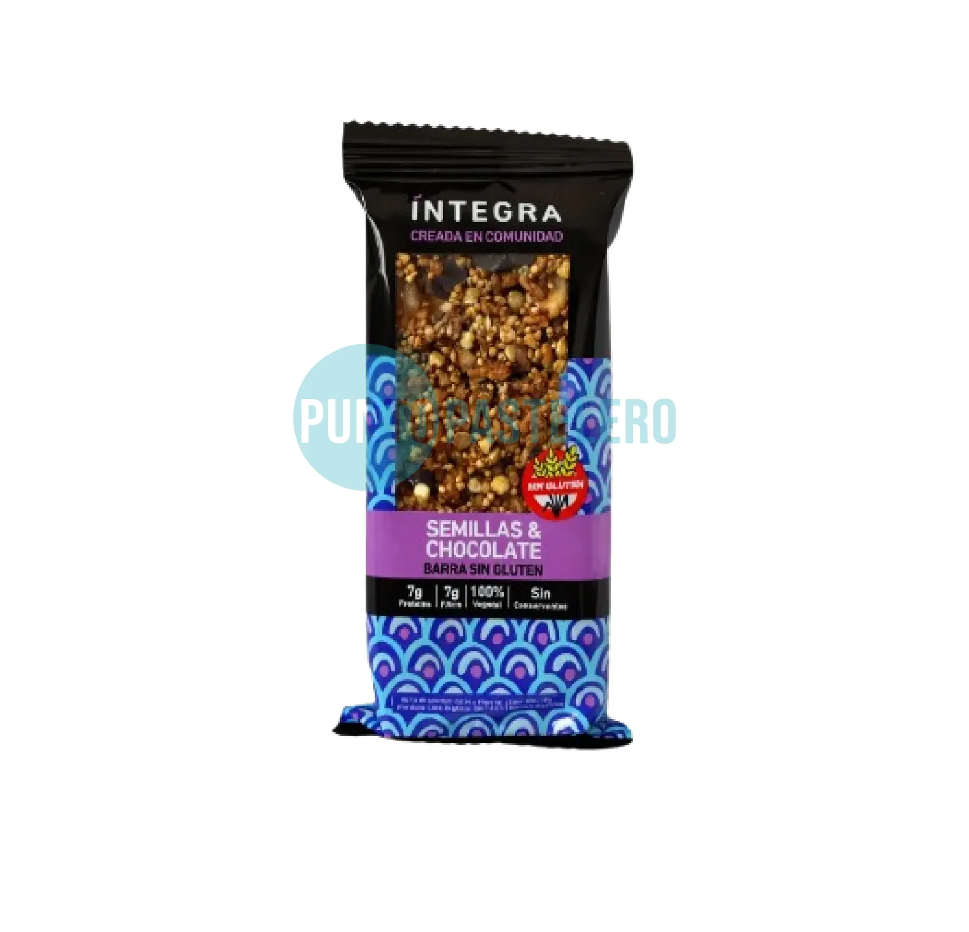 BARRA DE CEREAL INTEGRA SEMILLAS Y CHOCOLATE (X 43 GR.)