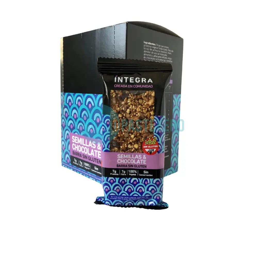 [7798343751057] BARRA DE CEREAL INTEGRA SEMILLAS Y CHOCOLATE (X 43 GR.)