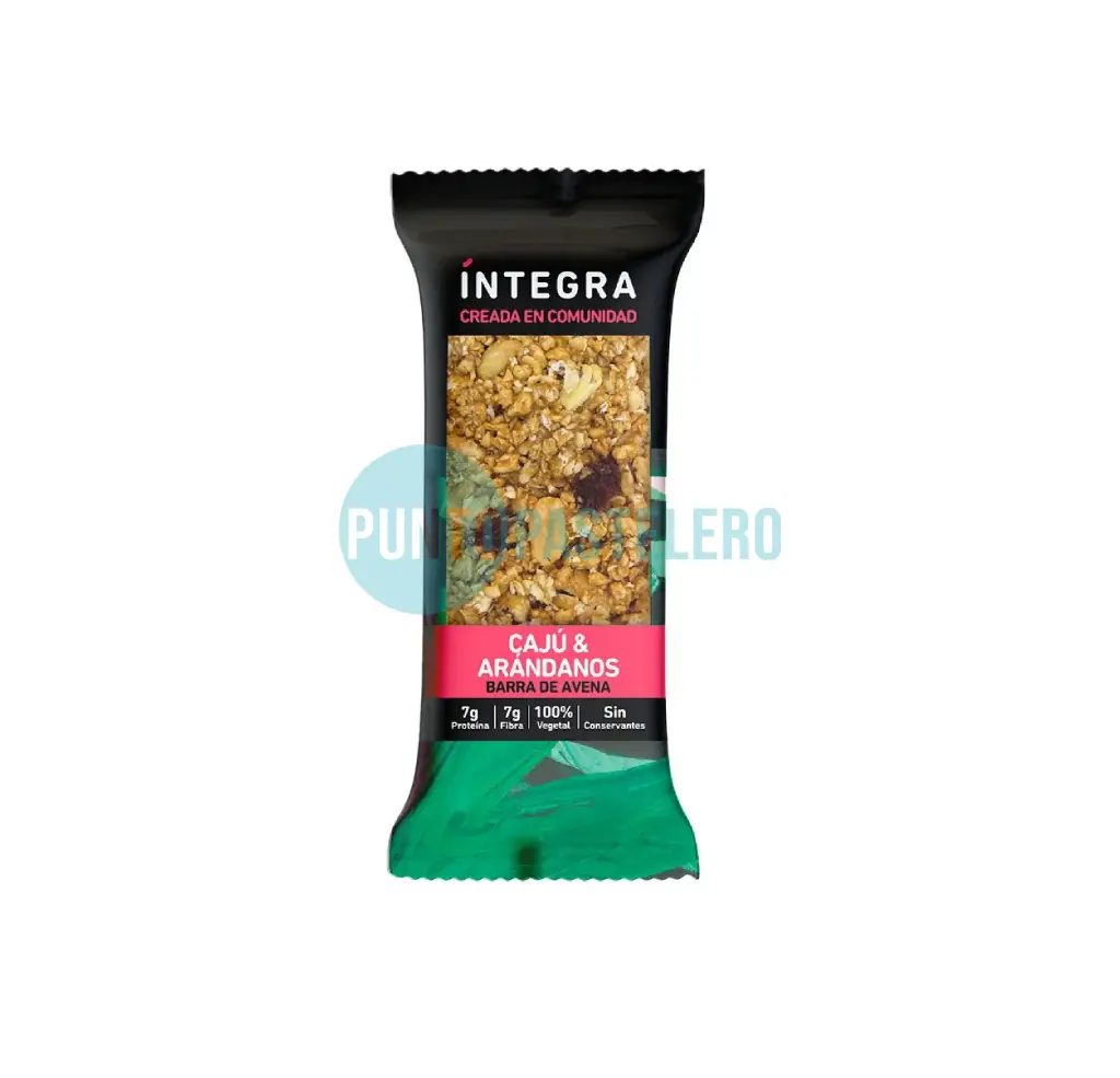 [7798343751019] BARRA DE CEREAL INTEGRA CAJU Y ARANDANOS (X 43 GR.)