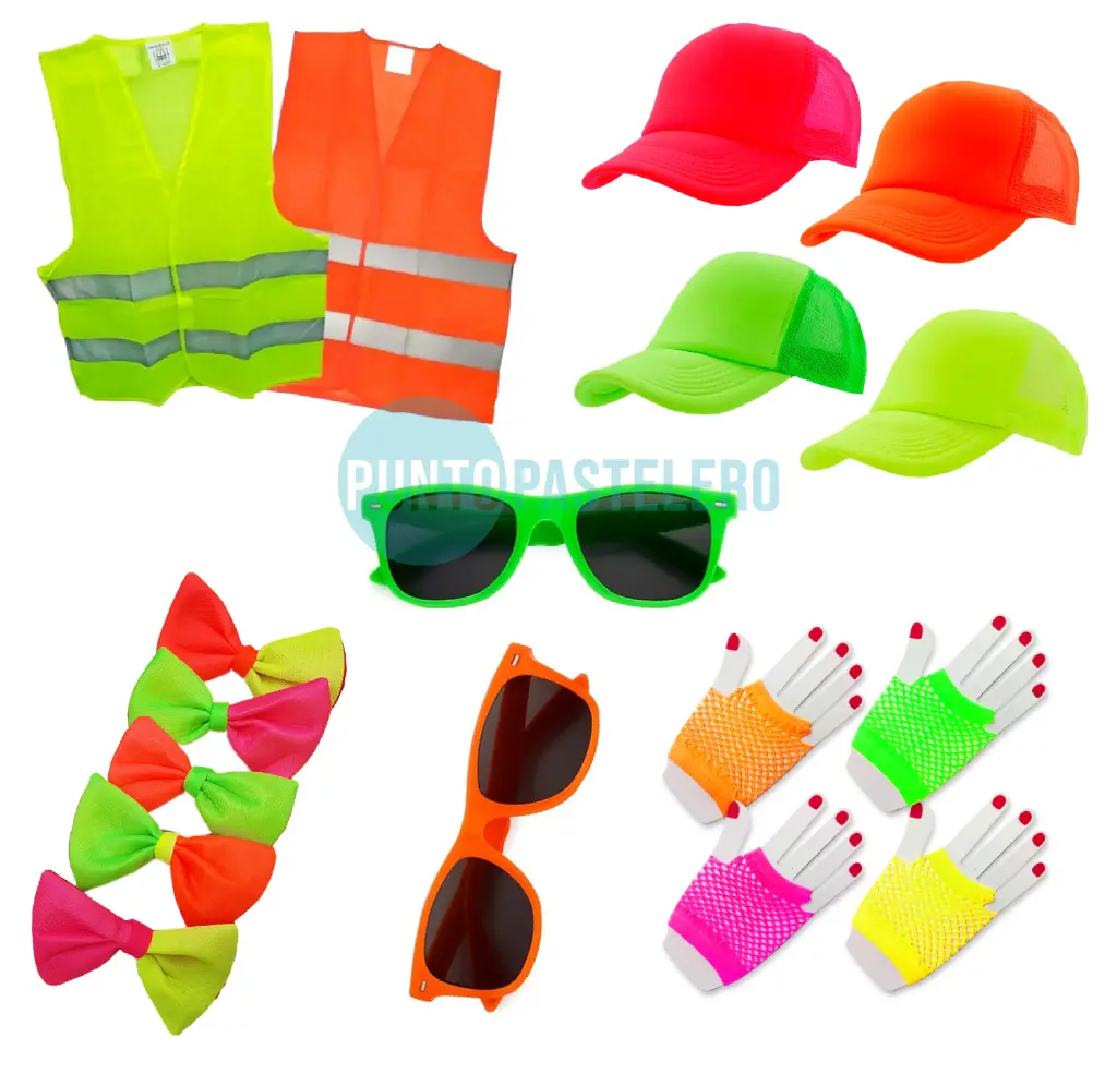 COMBO COTILLON 50 PERSONAS (FLUO PREMIUM) 