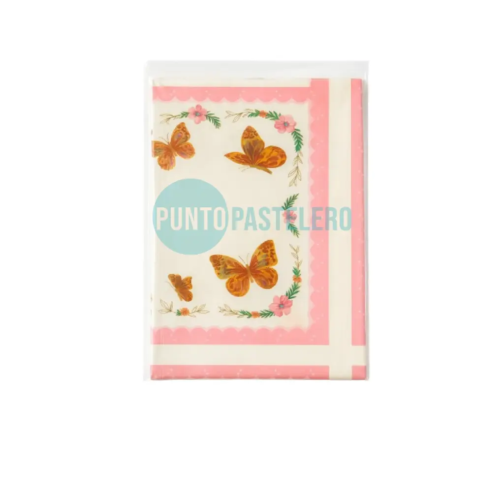 [7799051009751] MANTEL MARIPOSAS GLAM (1.20 X 1.80 MT)