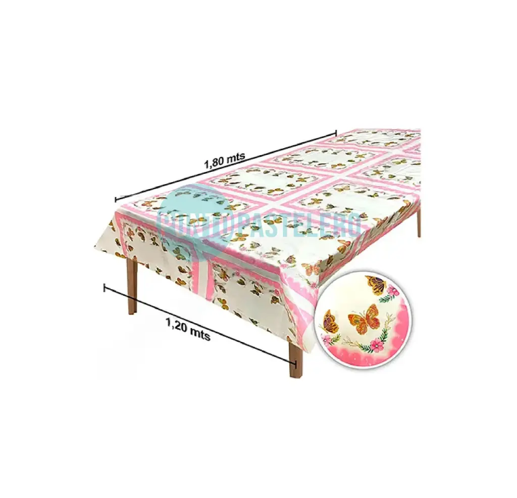 MANTEL MARIPOSAS GLAM (1.20 X 1.80 MT)