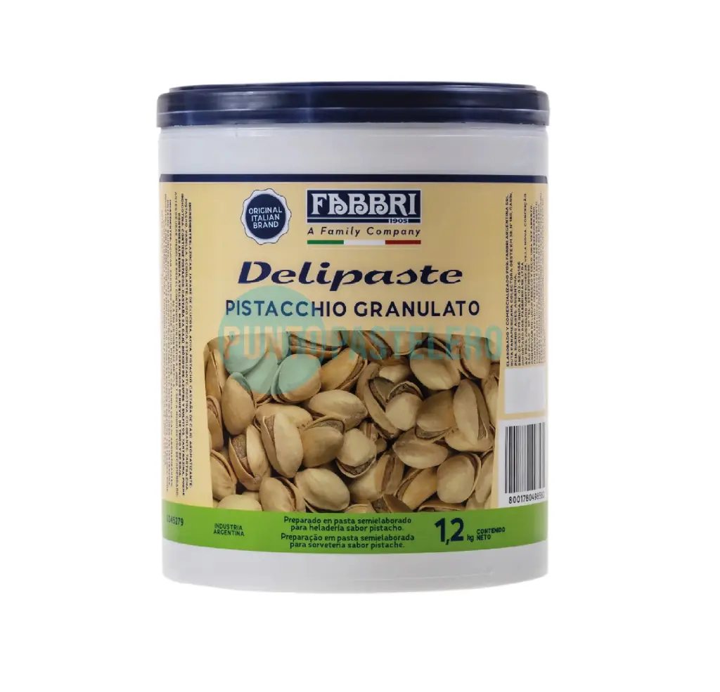[8001780498560] DELIPASTE PISTACHO FABBRI (X 1.2 KG.)