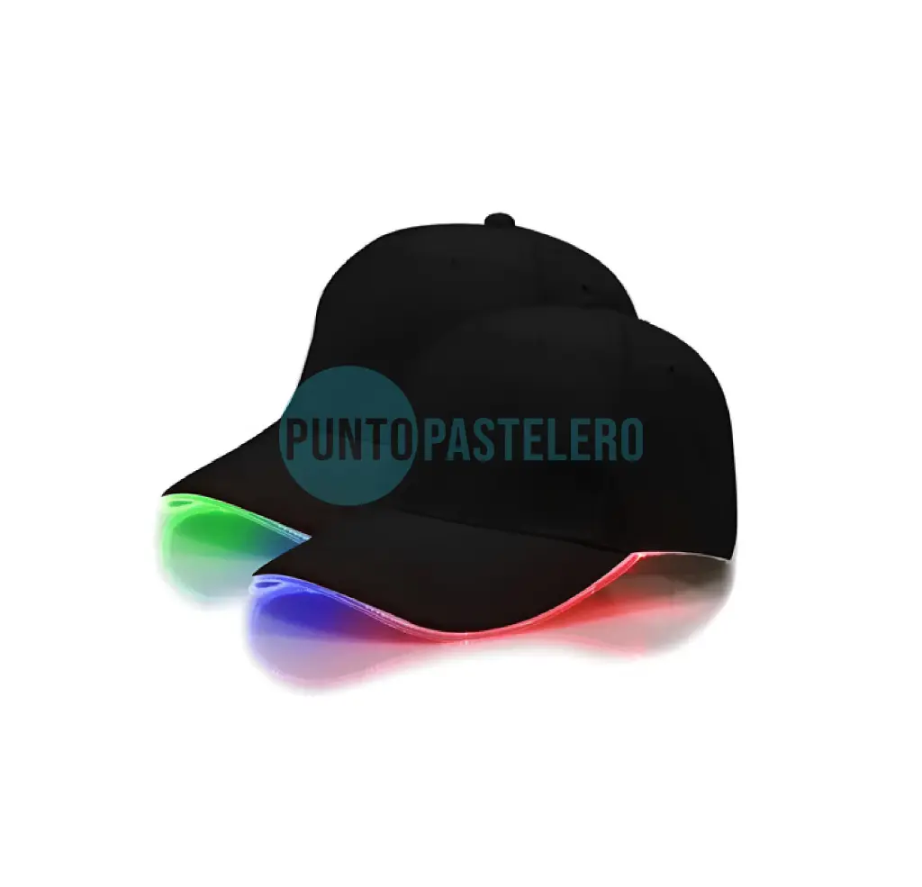 GORRA HILO LED NEGRA (COLORES VARIOS)
