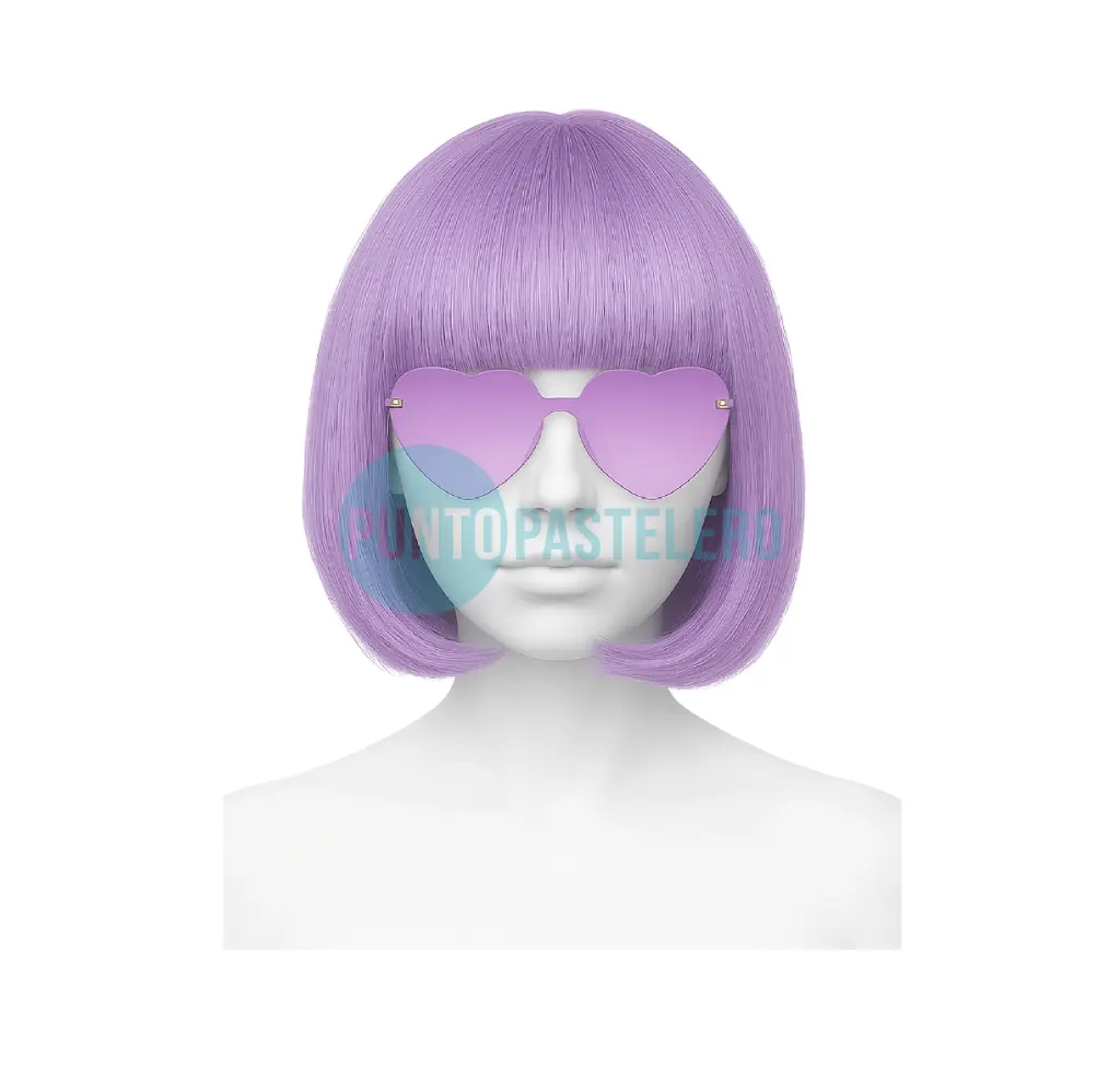 PELUCA CORTE CARRE LACIA VIOLETA