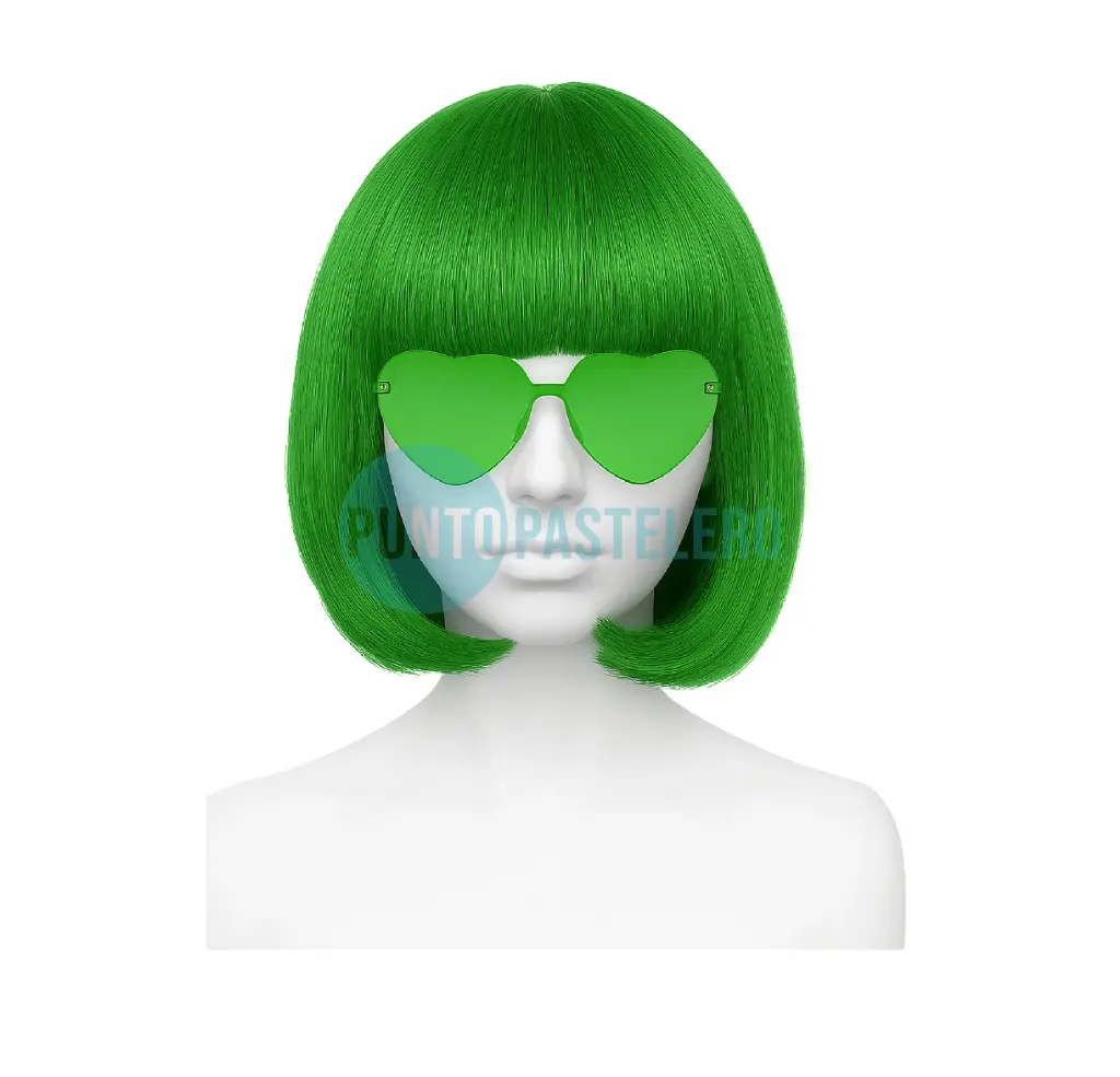 PELUCA CORTE CARRE LACIA VERDE