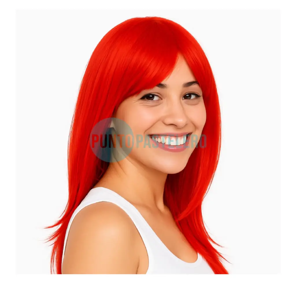PELUCA LARGA LACIA ROJA