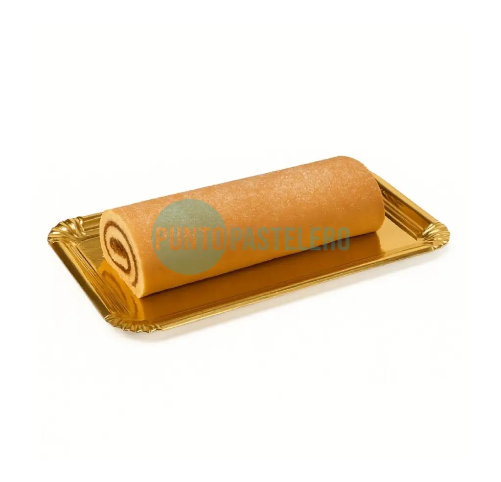 BANDEJA DORADA PIONONERA NOBLEZA (33.5 X 20 CM)